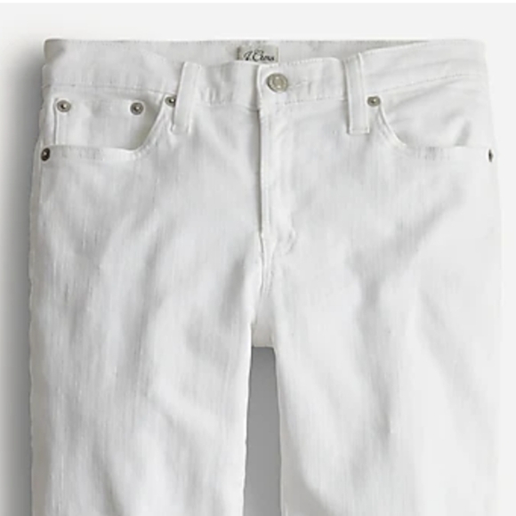 J. Crew Skinny White Jeans Toothpick Vintage Cropped Cut Women's size 28 - Picture 3 of 11